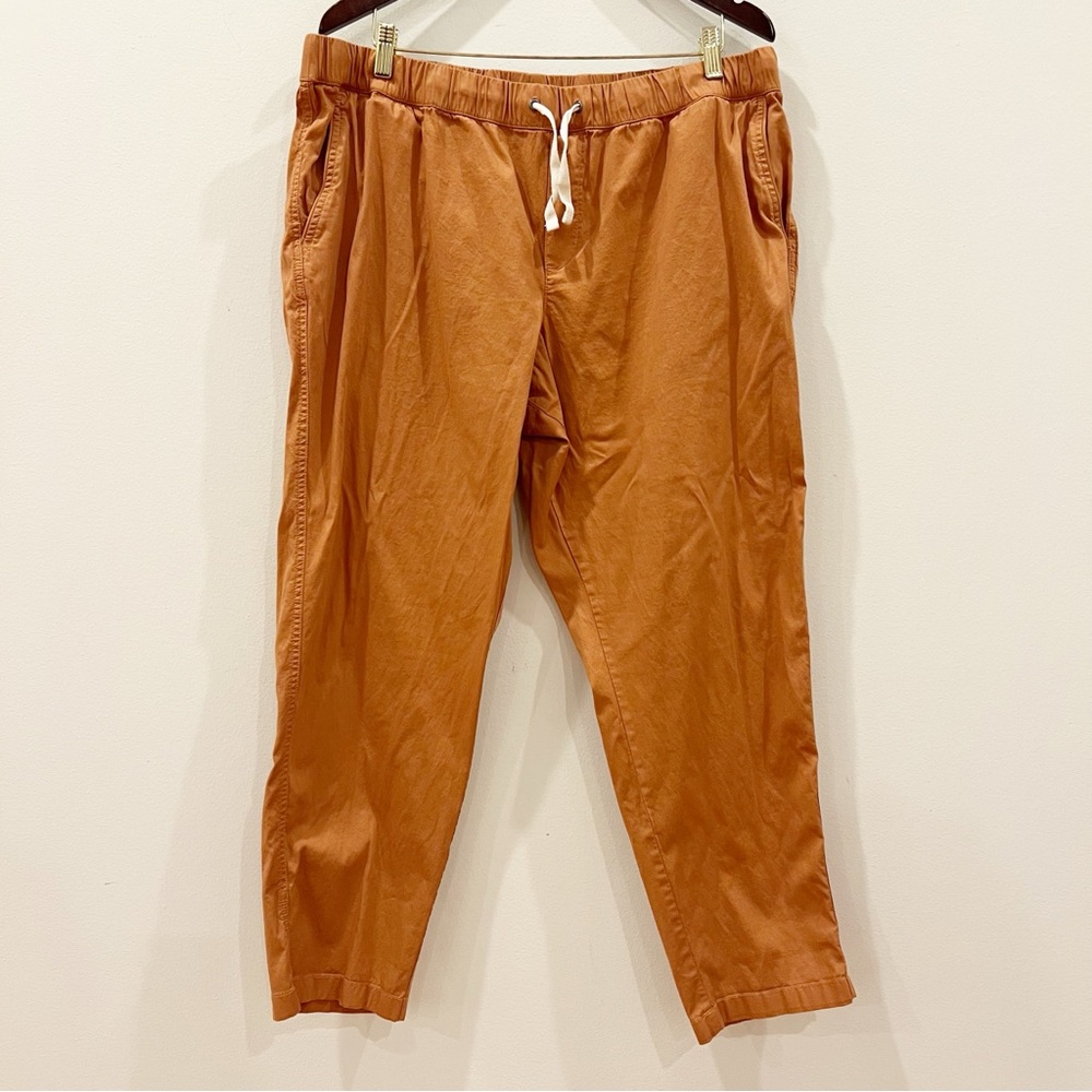Pact Daily Twill Pant Womens XXL 2XL Ochre Comfortable Casual Bottoms Pants